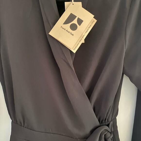NWT Frank and Oak The Wrap Dress Size XS - Picture 4 of 6